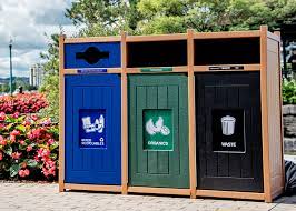 Recycling Waste Receptacles For Parks