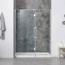 Clear Glass Swinging Shower Door