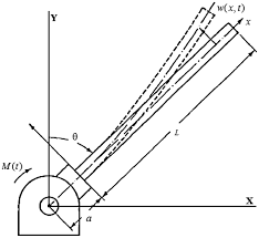 rotating euler bernoulli beam