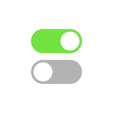 On And Off Ons In Flat Style Toggle