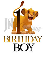 Lion King Birthday Shirt Png Ages 1 5