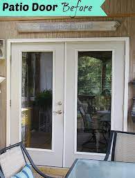 Before And After Patio Door Makeover