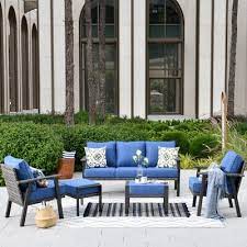 Lark Manor Blue Outdoor Furniture