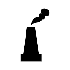 Chimney Icon Logo Vector Design Template