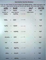 Solved Predict The Correct Formula For