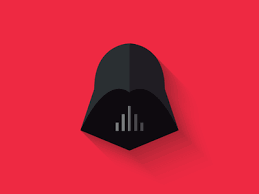 Darth Vader Flat Design Icon By Filipe