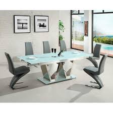 Nico Extending Glass Dining Table In