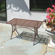 Valley Forge Iron Garden Table In