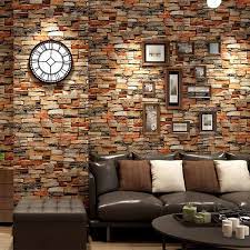 L And Stick Brick Wallpaper Stone