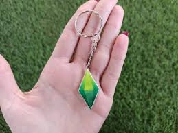 The Sims Icon Keychains Plumbob