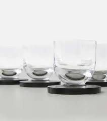 Puck Set Of 4 Cordial Glasses In White