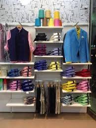 Wall Mounted Clothing Display Rack For