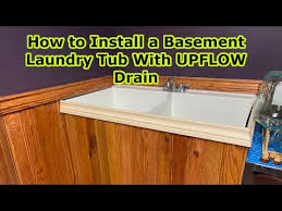 Installing An Upflow Basement Sink