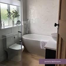 Grey Wall Tiles Stylish Grey Bathroom