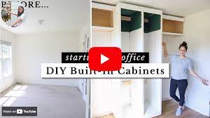 Built In Diy Office Storage Cabinets