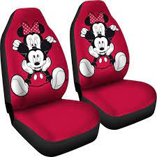 Mickey And Minnie Cute Vintage Car Seat