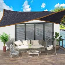 Shade Cloth 70 Sunblock Shade Sails For Outdoor Garden Pergola Patio Lawn Pool Sun Shade Cloths 8 Ft X 13 Ft