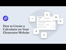 Calculators For Elementor