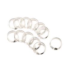 Taymor Shower Curtain Rings Plastic