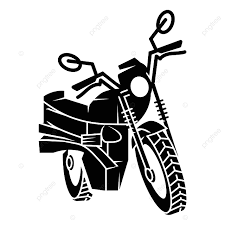 Classic Motorcycle Perspective Icon