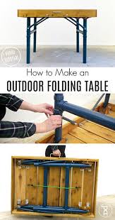 Outdoor Folding Table Pipe Furniture