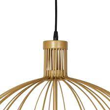Design Hanging Lamp Gold 60 Cm Wire