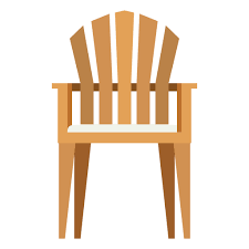 Upright Adirondack Chair Icon Png Svg