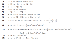 Algebraic Formulas Cyclic Expression