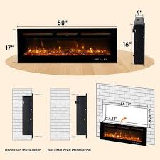 Color Flames Electric Fireplace