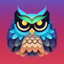 Realistic Detailed App Icon Depicting A Owl