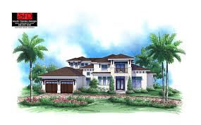 Coastal House Plan By South Florida Design