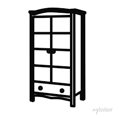 Isolated Icon Cabinet Wall Stickers
