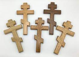 Orthodox 3 Bar Wooden Cross