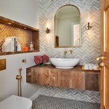 40 Brilliant Bathroom Accent Wall Ideas
