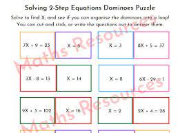 Maths Game Solving 2 Step Linear