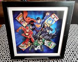 Warner Bros Dc Comics Wall Decor Art 3d