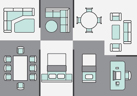 Living Room Top View Vector Art Icons