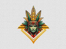 Psd Of A Corn Minimal Aztec Logo