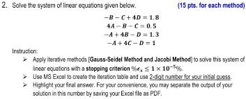 Solve The System Of Linear Equations