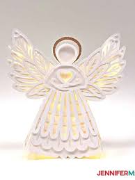 3d Light Up Angel Make Ornaments Or