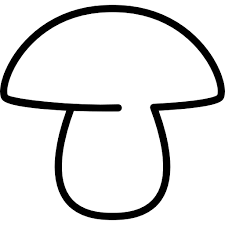 Mushroom Outline Free Food Icons