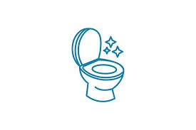 Toilet Hygiene Linear Icon Concept
