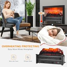 1400w Electric Fireplace Log Heater