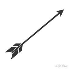 Arrow Arch Weapon Isolated Flat Icon