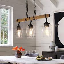 Uolfin 27yzjyhd24186zu Modern Black Dining Room Chandelier 25 In 3 Light Farmhouse Bedroom Chandeliers Light With Painted Wood Accents