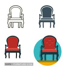 Vector Icons Of The Armchair