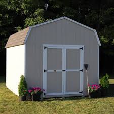 Value Gambrel 10 Ft X 20 Ft Wood Storage Building Precut Kit With 6 Ft Sidewalls