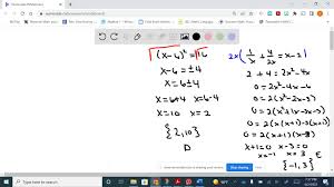 Equations Into Quadratic Equations