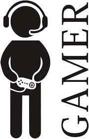 Gamer With Controller Wall Decal Game