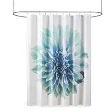 Aqua Shower Curtains The Home Depot
